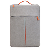 StylePro portable sleeve for laptop & Macbook, laptop bag with handle, grey