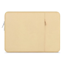 StylePro Laptop & MacBook Sleeve, lightweight laptop bag, beige