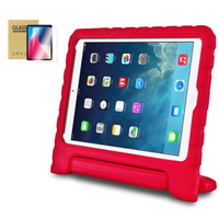 StylePro, Combo, iPad 10th and 11th gen Kids case + Screen Protector. Shockproof EVA case, red.