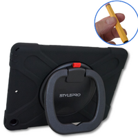 StytlePro, combo iPad 10th and 11th generation tough case with Kids Pencil, black