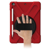 StylePro, iPad 10th generation shockproof case with hand strap, red