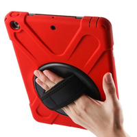 StylePro, iPad 10th generation shockproof case with hand strap, red