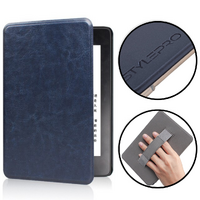 Kindle case with hand-strap for Kindle 11th generation, 6" Kindle Basic 2022, blue.