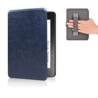 Kindle case with hand-strap for Kindle 11th generation, 6" Kindle Basic 2022, blue.