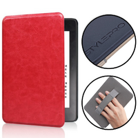Kindle case with hand-strap for Kindle 11th generation, 6" Kindle Basic 2022, red.
