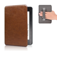 StylePro Kindle case with hand-strap for Kindle 6" and Kindle Aluminium 6”, 2026 models, brown.