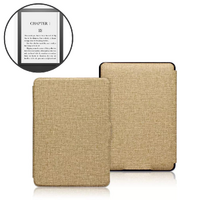 StylePro Package, Kindle Paperwhite & Colorsoft 7" case plus screen protector, fabric cover, for Kindle Paperwhite 7", Gold