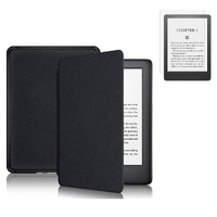 StylePro Package, Kindle slimfit cover plus screen protector for Kindle Paperwhite 7"& Colorsoft 7", Black