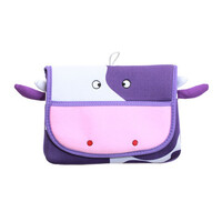 Buhbo, small sleeve for small tablet & ereader or pencil case for kids,  Cow purple