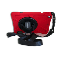 StylePro, iPad 10th generation shockproof case with hand & shoulder strap, red