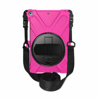 StylePro, iPad Pro 11" 2022, shockproof case with hand and shoulder strap, pink