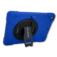 StylePro, shockproof case with rotating stand for iPad 7, 8, 9th gen 10.2” blue