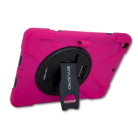 StylePro, shockproof case with rotating stand for iPad 7th, 8th & 9th gen, 10.2” pink
