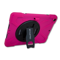 StylePro, shockproof case with rotating stand for iPad 7th, 8th & 9th gen, 10.2” pink