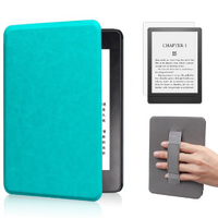 StylePro, Combo Kindle Paperwhite 6.8” case with hand strap and screen protector, turquoise