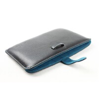 Gecko, universal genuine leather sleeve for 6" ereaders, black