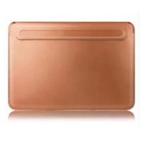 StylePro, faux leather Apple Macbook sleeve for device up to 13.3”, brown